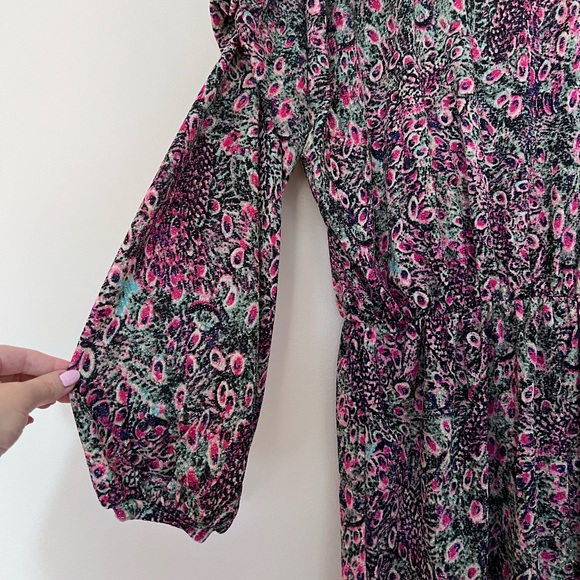 Zara trafaluc multicolor midi dress. Size L - Picture 5 of 7